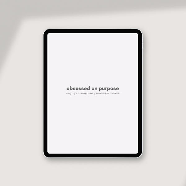 All in One Undated Planner (PDF)