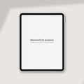 All in One Undated Planner (PDF)