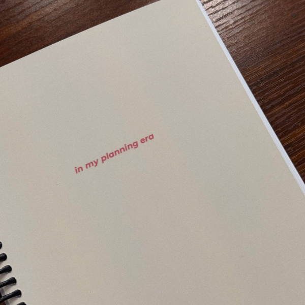 All in One Undated Planner