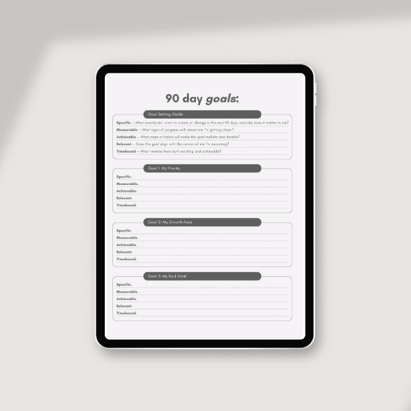 All in One Undated Planner (PDF)