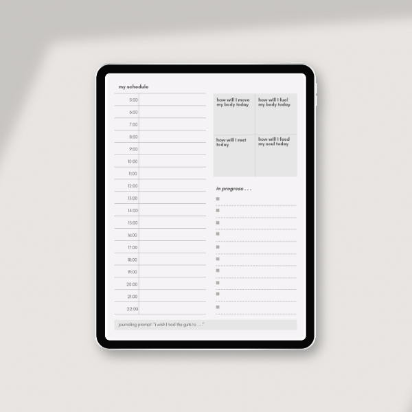 All in One Undated Planner (PDF)